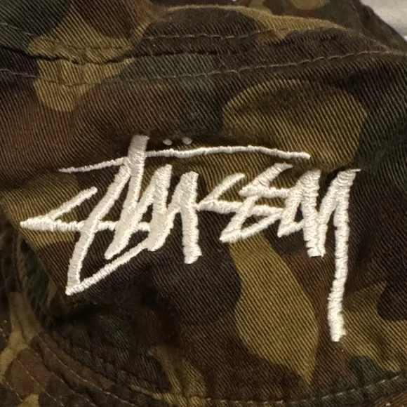 Stussy Woodland Camo Bucket Hat - Picture 2 of 6